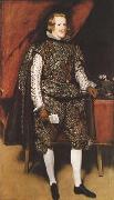 Diego Velazquez Portrait of Philip IV of Spain in Brown and Silver (mk08) USA oil painting artist